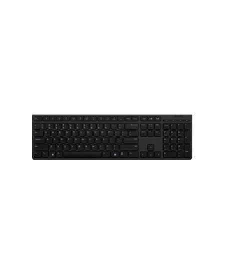 Lenovo Professional Wireless Rechargeable Keyboard 4Y41K04075 NORD, Grey, Scissors switch keys