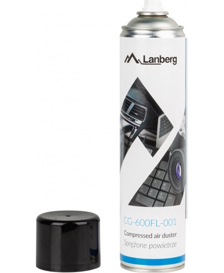 Lanberg CG-600FL-001 600 ml, Compressed gas Air Duster