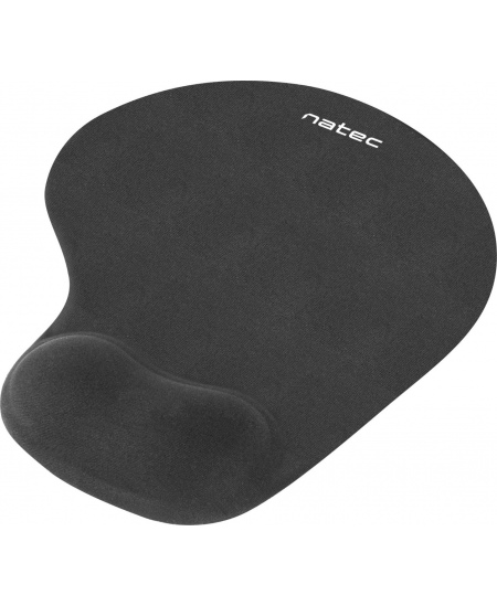 Natec Mouse Pad, Marmot, Black, Gel Filling 225x245 mm