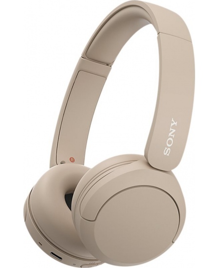 Sony WH-CH520 Wireless Headphones, Beige
