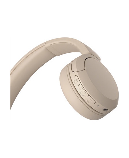 Sony WH-CH520 Wireless Headphones, Beige