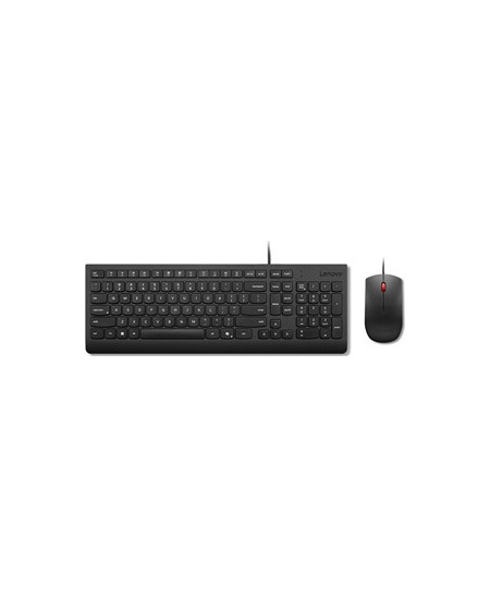Lenovo Combo Keyboard and Mouse | Essential | Keyboard | Wired | Lithuanian | Black