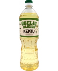 Rapsų aliejus OBELIŲ, 0,9l
