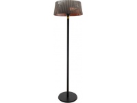 TunaBone Electric Standing Patio Heater, Double clear halogen heating lamps | TB1821SH-01 | Patio heater | 2100 W | Black