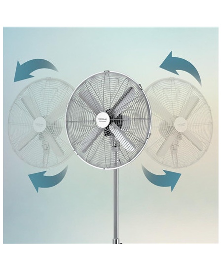Cecotec EnergySilence 620 Retrostyle | Stand Fan | Diameter 40 cm | Number of speeds 3 | Oscillation | 50 W