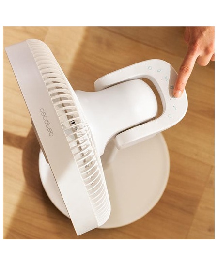 Cecotec EnergySilence 2600 Sunflower Portable | Stand Fan | Diameter 33 cm | Number of speeds 12 | Oscillation | 22 W | Remote c