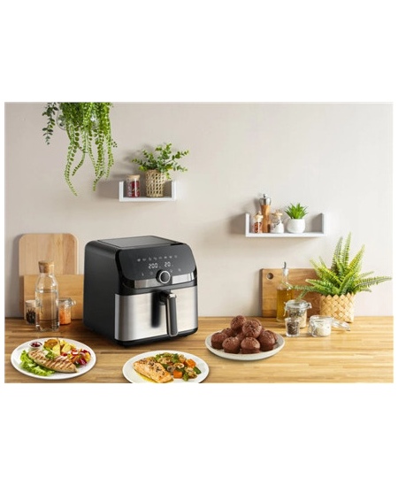 TEFAL Easy Fry Mega Air Fryer | EY855D10 | Power 1700 W | Capacity 7.5 L | Black