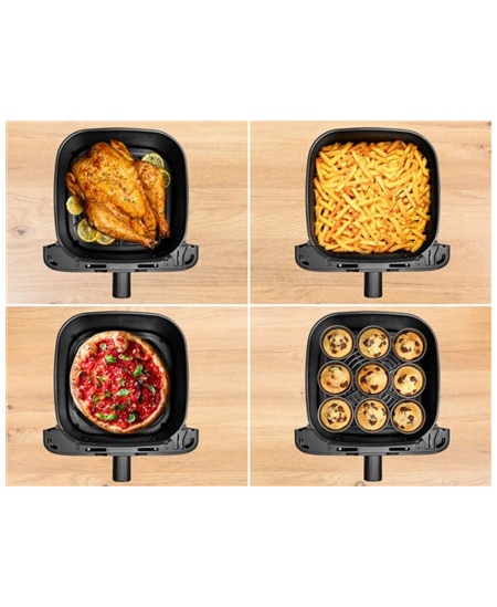 TEFAL Easy Fry Mega Air Fryer | EY855D10 | Power 1700 W | Capacity 7.5 L | Black