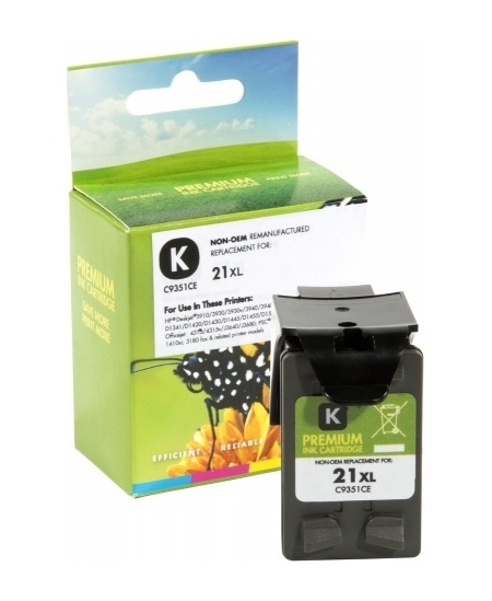 Neoriginali Static Control HP 21XL (C9351CE), juoda kasetė