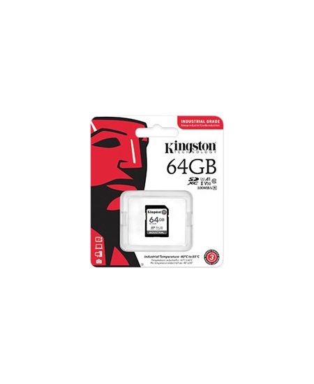 Kingston | Memory Card | SDIT/64GB | 64 GB | SD | Flash memory class Class 10, UHS-I, U3, V30, A1