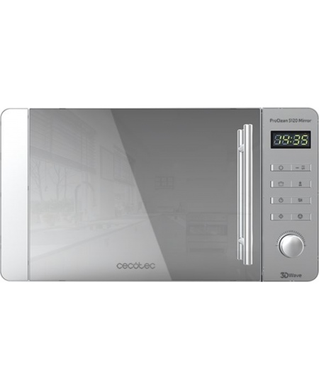 Cecotec Microwave Oven | ProClean 5120 Mirror | Free standing | 20 L | 700 W | Grill | ‎Stainless Steel