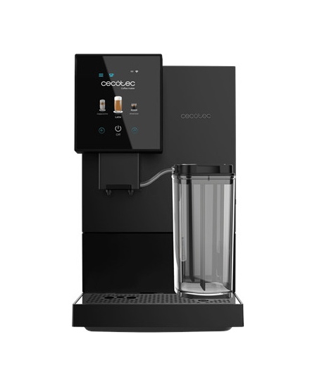 Cecotec Coffee Maker | Cremmaet Compactccino Connected | Pump pressure 19 bar | Built-in milk frother | Super-automatic | Black