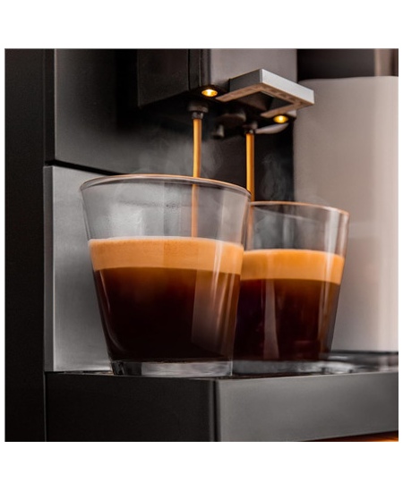 Cecotec Coffee Maker | Cremmaet Compactccino Connected | Pump pressure 19 bar | Built-in milk frother | Super-automatic | Black