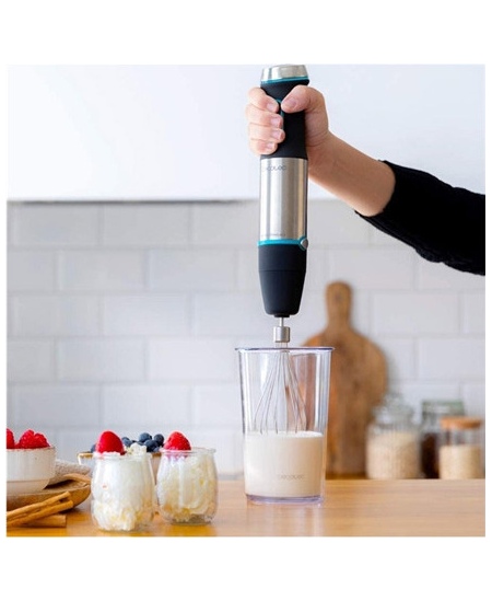 Cecotec Hand Blender | Power TitanBlack 1200 XL PerfectCream&Crush | Hand Blender | 1200 W | Number of speeds Adjustable | T