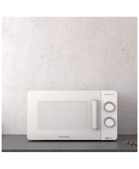 Cecotec Microwave Oven | ProClean 3120 | Free standing | 20 L | 700 W | Grill | White