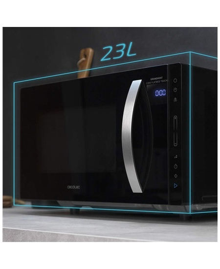 Cecotec Microwave Oven | GrandHeat 2300 Flatbed Touch Black | Free standing | 23 L | 800 W | Black