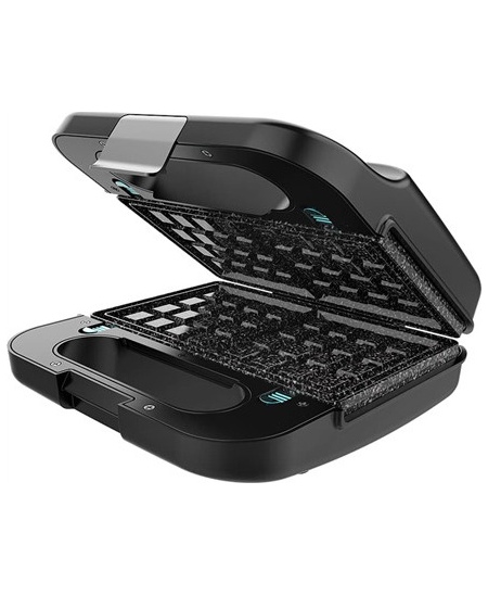 Cecotec Sandwich Maker | Rock’nToast 4in1 | 1000 W | Number of plates 4 | Black
