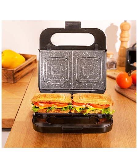 Cecotec Sandwich Maker | Rock’nToast 4in1 | 1000 W | Number of plates 4 | Black