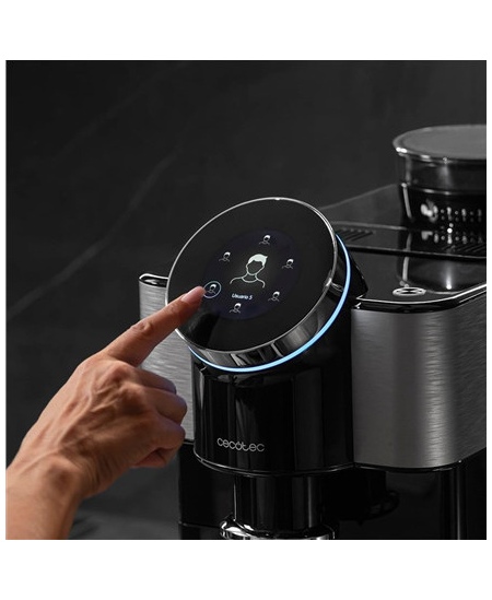 Cecotec Coffee Maker | Cremmaet Spin | Pump pressure 19 bar | Built-in milk frother | Super-automatic | 1450 W