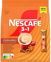 NESCAFE Kavos gėr. Caramel 3in1(maiš. 10x16g)
