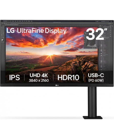 LG 32UN880K-B | 32 " | IPS | 16:9 | 60 Hz | 5 ms | 3840 x 2160 pixels | 350 cd/m² | HDMI ports quantity 2