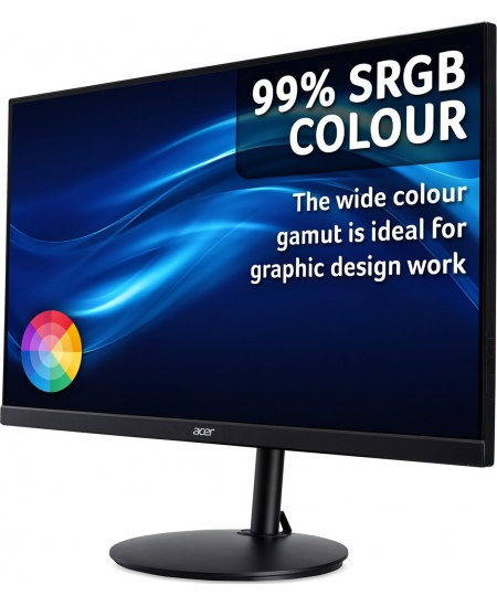 Acer | CB242Y E | 24 " | IPS | FHD | 16:9 | 100 Hz | 1 ms | 1920 x 1080 pixels | 250 cd/m² | HDMI ports quantity 1 | Black