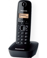 Panasonic | Cordless | KX-TG1611FXH | Built-in display | Caller ID | Black | Phonebook capacity 50 entries | Wireless connection