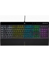 Corsair | Rubber Dome | Gaming Keyboard | K55 RGB PRO | Gaming keyboard | Wired | RGB LED light | US | Black
