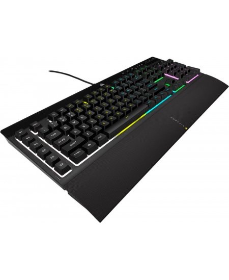Corsair | Rubber Dome | Gaming Keyboard | K55 RGB PRO | Gaming keyboard | Wired | RGB LED light | US | Black