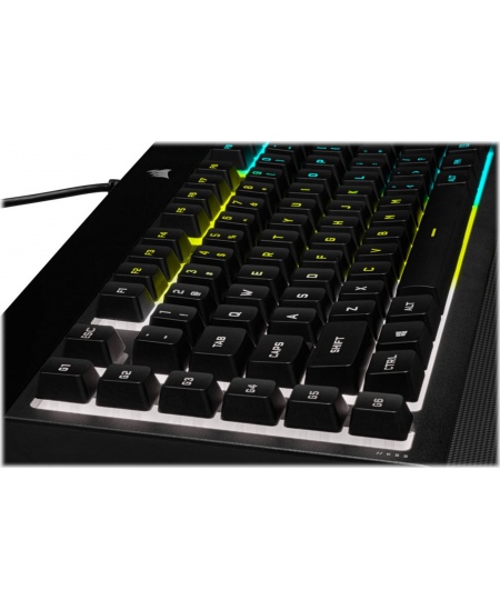 Corsair | Rubber Dome | Gaming Keyboard | K55 RGB PRO | Gaming keyboard | Wired | RGB LED light | US | Black