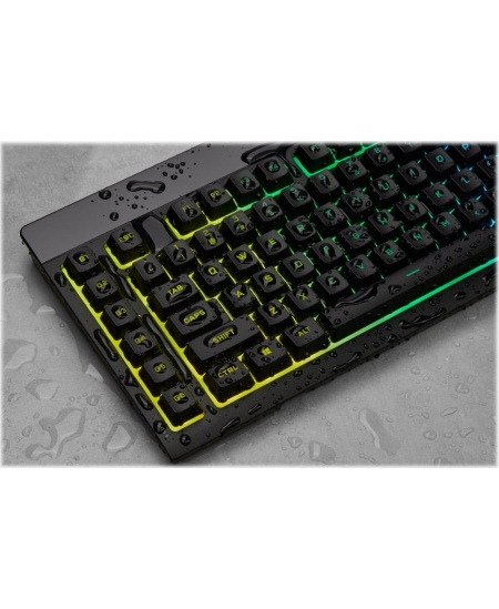 Corsair | Rubber Dome | Gaming Keyboard | K55 RGB PRO | Gaming keyboard | Wired | RGB LED light | US | Black