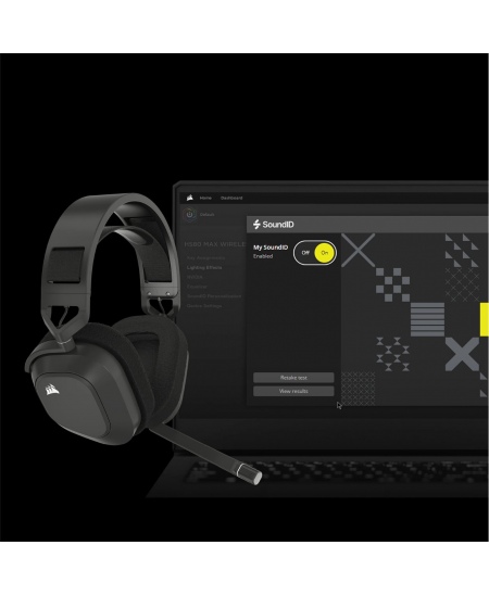 Corsair | Gaming Headset | HS80 Max | Bluetooth | Built-in microphone | Wireless | Steel Gray | Bluetooth | Over-Ear | Wireless