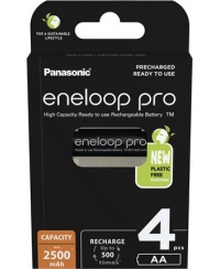 Panasonic | ENELOOP Pro BK-3HCDE/4BE | AA | 2500 mAh | 4 pc(s)