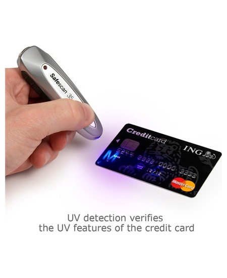 SAFESCAN | 35 | Grey | Suitable for Banknotes, ID documents | Number of detection points 3