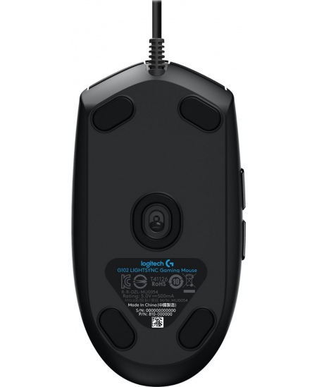 Logitech | Gaming Mouse | G102 LIGHTSYNC | Wired | USB | Black