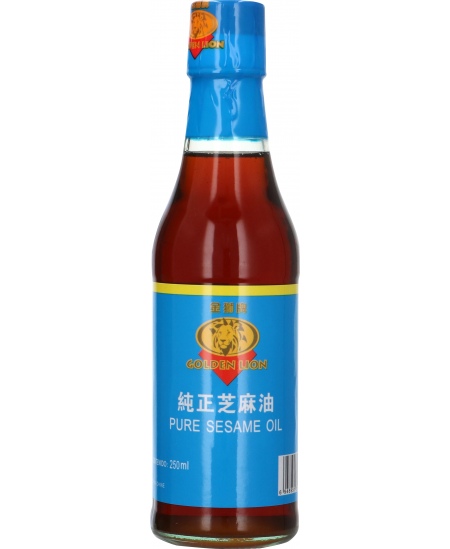 Kepintų sezamų aliejus GOLDEN LION, 250 ml