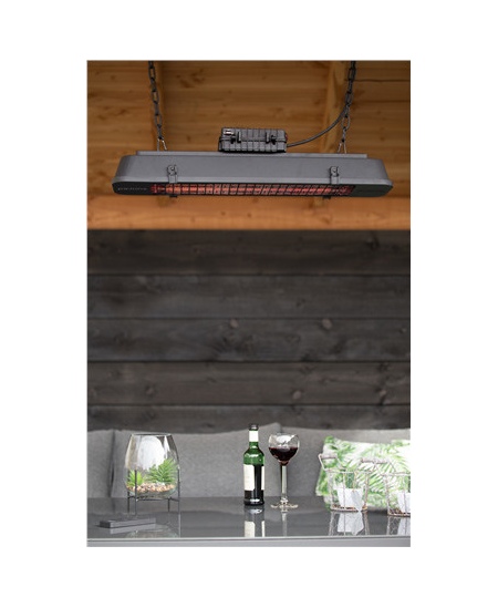 SUNRED | Heater | RD-DARK-VIN25H, Dark Vintage Hanging | Infrared | 2500 W | Black | IP44