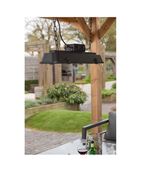 SUNRED | Heater | RD-DARK-VIN25H, Dark Vintage Hanging | Infrared | 2500 W | Black | IP44