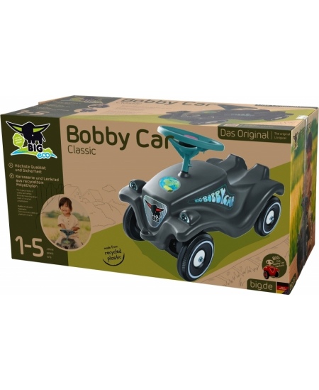 Paspiriama mašinėlė BIG Bobby Car Classic Eco, pilka