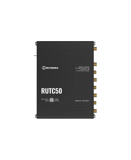 Teltonika Industrial 5G Router with Wi-Fi 6 | RUTC5020 | 802.11ax | 10/100/1000 Mbit/s | Ethernet LAN (RJ-45) ports 5 | Mesh Sup
