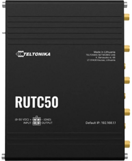 Teltonika Industrial 5G Router with Wi-Fi 6 | RUTC5020 | 802.11ax | 10/100/1000 Mbit/s | Ethernet LAN (RJ-45) ports 5 | Mesh Sup