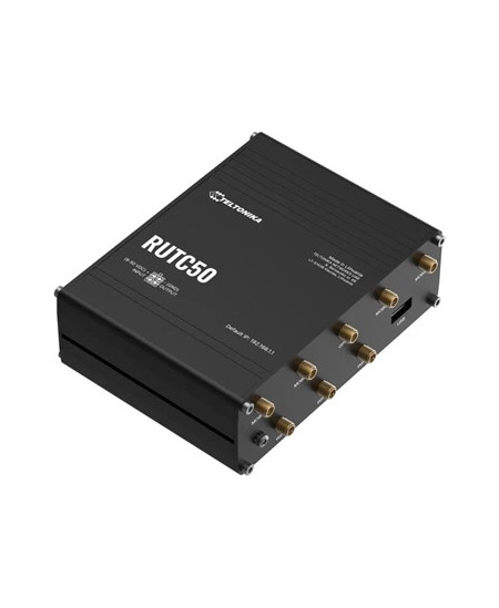 Teltonika Industrial 5G Router with Wi-Fi 6 | RUTC5020 | 802.11ax | 10/100/1000 Mbit/s | Ethernet LAN (RJ-45) ports 5 | Mesh Sup