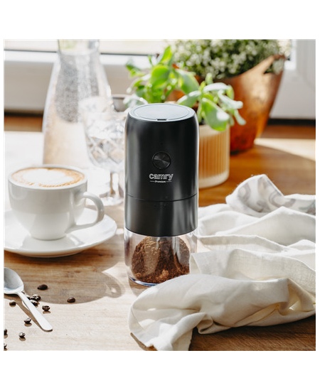 Camry Cordless USB Electric Coffee Grinder | CR 4302 | 25 W | Coffee beans capacity 25-30 g | Black