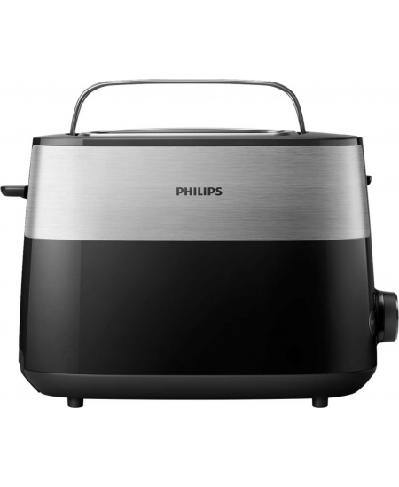 Philips | Toaster | HD2516/90 Daily Collection | Power 830 W | Number of slots 2 | Housing material Plastic | Black