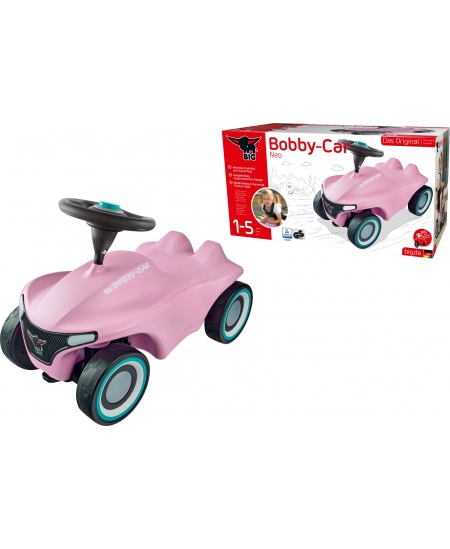 BIG Różowy Jeżdzik Pchacz Bobby Car Neo Pink Dla Dzieci
