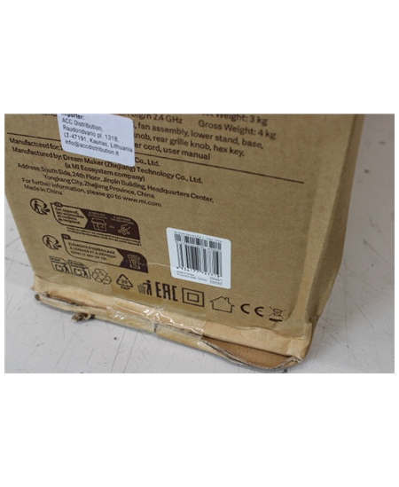 SALE OUT. Xiaomi Mi Smart Standing Fan 2 EU | Xiaomi | Mi Smart Standing Fan | 2 | Stand Fan | DAMAGED PACKAGING, SCRATCHED FAN 