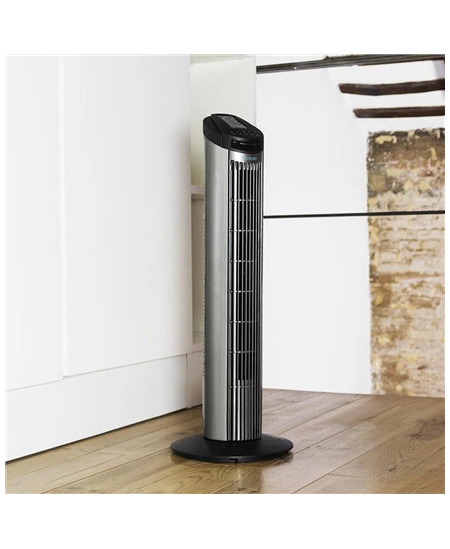Cecotec Fan | EnergySilence 890 Skyline | Tower Fan | Black | Number of speeds 3 | Oscillation | 50 W | Remote control