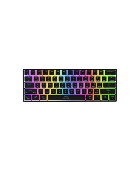 Genesis THOR 660 G2 | Gaming keyboard | Wireless/Wired | US | Black | 2.4 GHz, Bluetooth, USB | Linear