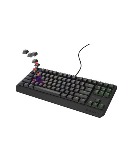 Genesis THOR 230 TKL | Mechanical Gaming Keyboard | Wired | US | Black | USB Type-A | Linear
