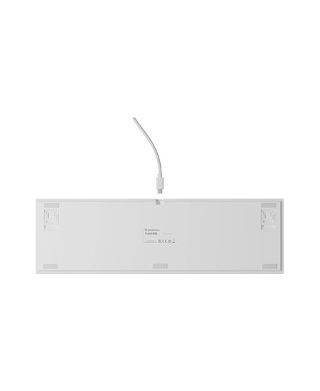 Genesis Thor 404 | Mechanical Gaming Keyboard | Wired | US | White | USB | Gateron Yellow Pro